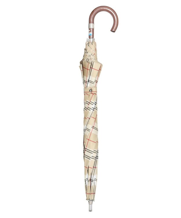 MOONBAT POLO RALPH LAUREN 晴雨兼用 長傘 チェック×ベア 日傘 一級遮光 遮熱 UV ベージュ