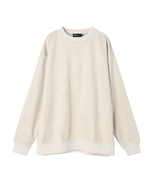 CRAFT STANDARD BOUTIQUE フェイクスエードスウェット Ivory