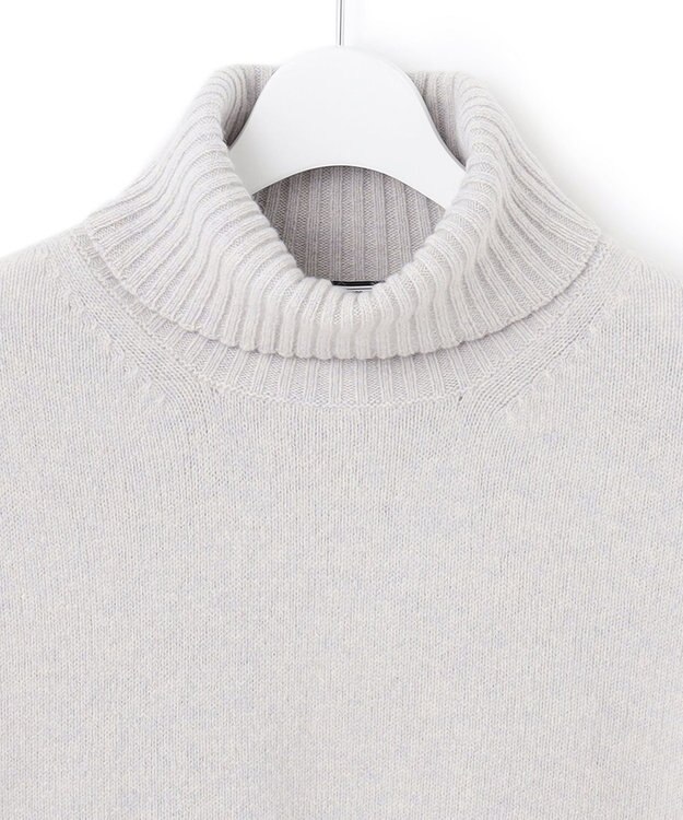 J.PRESS YORK STREET 【WOMEN】タートルネック ニット ライトグレー系