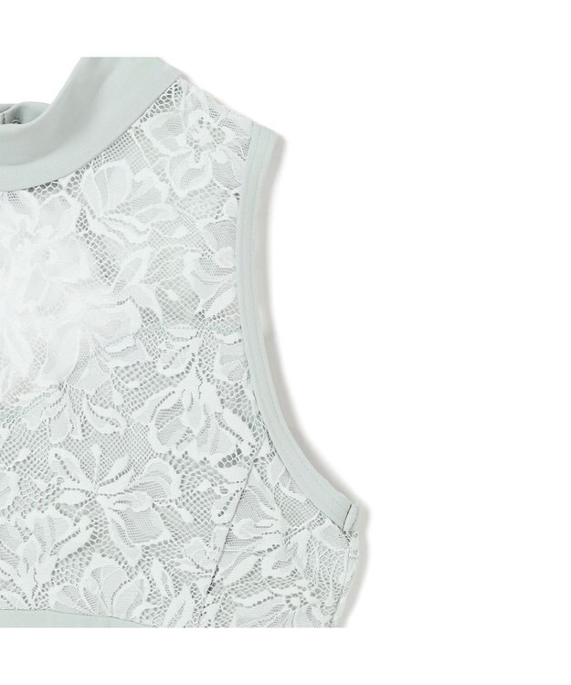 Chacott 【Nela ライン】ジュニア ハイネックレオタード アクアグリーン