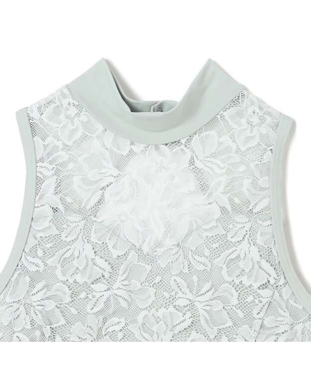 Chacott 【Nela ライン】ジュニア ハイネックレオタード アクアグリーン