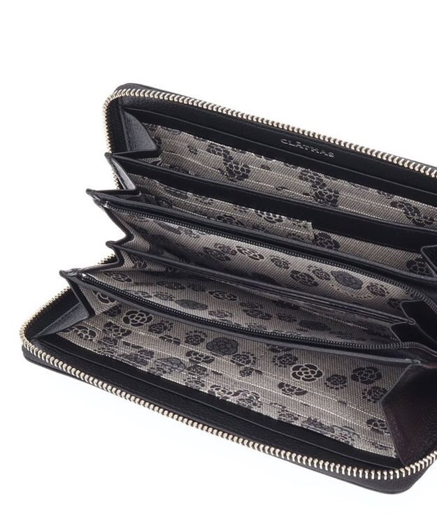 CLATHAS カイト ラウンド長財布 ブラック