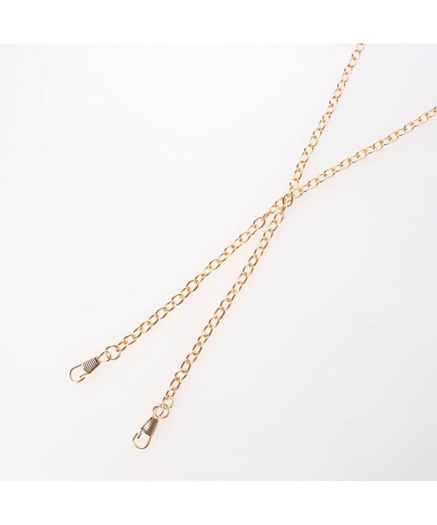 UNBILLION カシュカシュ cachecache / チェーンショルダー付きクラッチバッグ ブラック