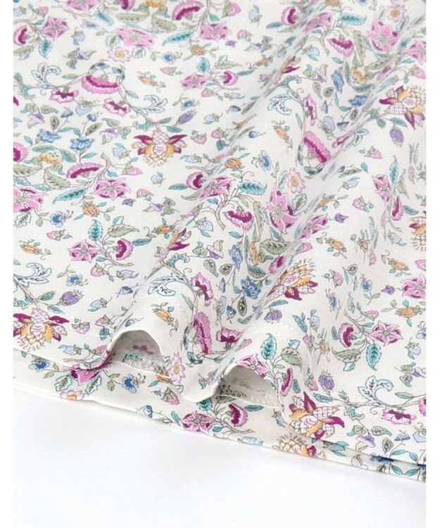 WACOAL ワコール_リラックス＆スリープ パジャマ 7分袖 長袖 長ズボン 綿100%(本体) ミントン レディース NDT256 /ワコール アイボリー