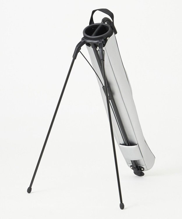 23区GOLF 【UNISEX】セルフスタンドバッグ内蔵キャディバッグ キャリー付き 練習や電車移動に◎ シルバー系