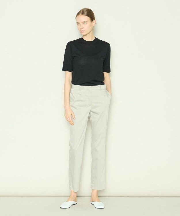 JOSEPH ヴィスバイストレッチ　テーパードトラウザーズ Papyrus