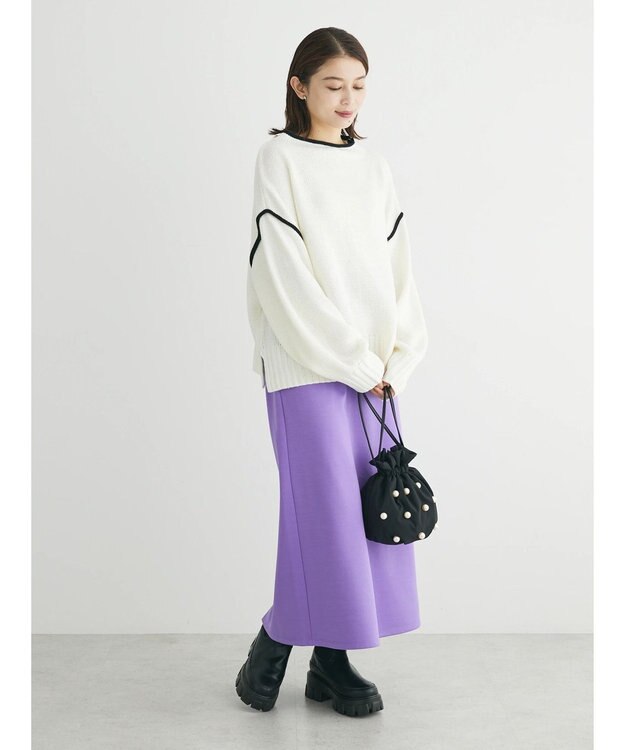 Green Parks ・Ｐｅｔｉｔ　Ｆｌｅｕｒ　ハイショクタートルニット Ivory