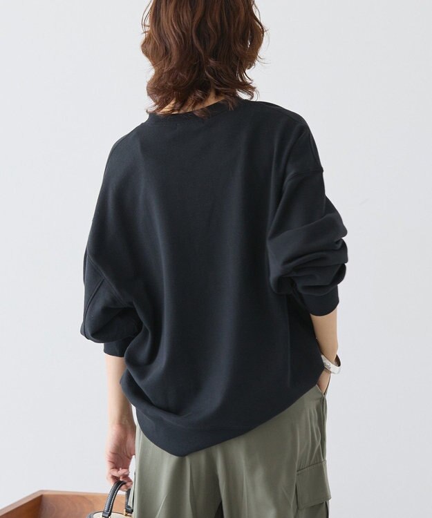 AMERICAN HOLIC ボックスロゴプリント裏毛プルオーバー Black