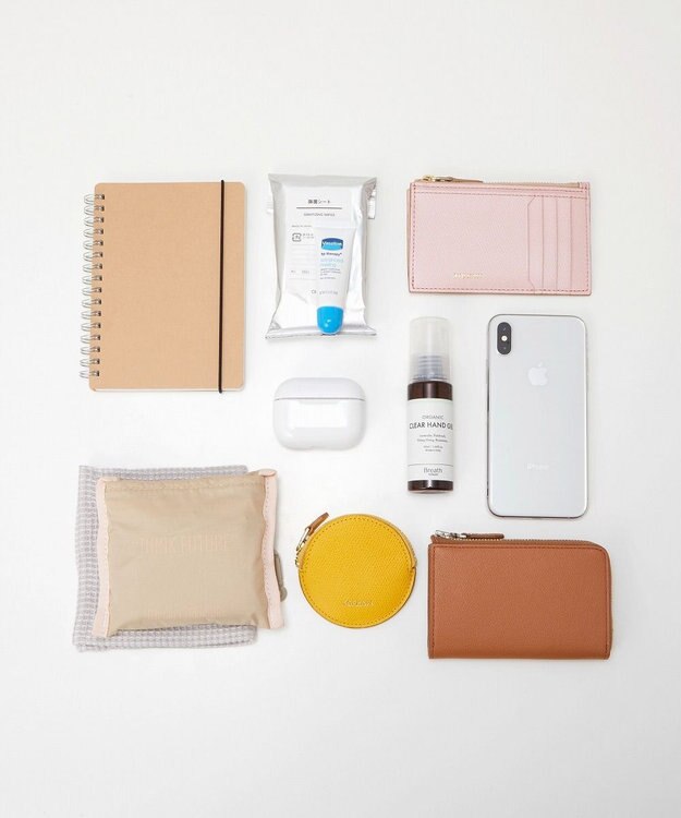 TOPKAPI 【TREASURE TOPKAPI】ソフトシュリンク テープ コンビ レザー ミニショルダーバッグ グレージュ