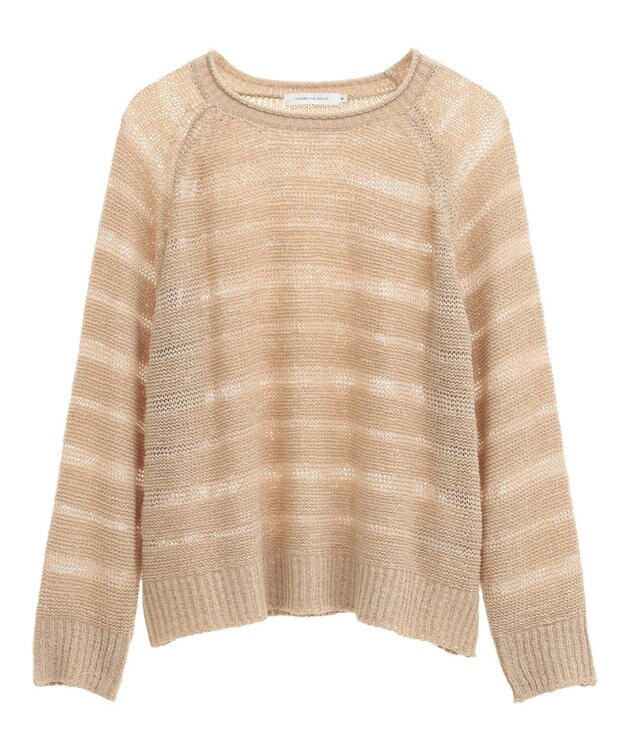 AMERICAN HOLIC 透かし編みニットプルオーバー Beige