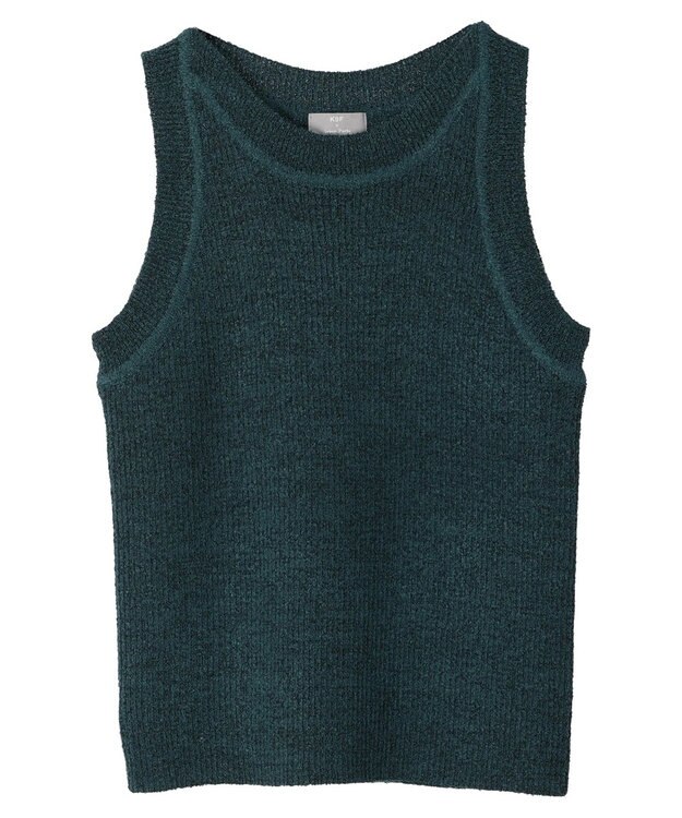Green Parks ＫＢＦ　配色ニットタンク Dark Green