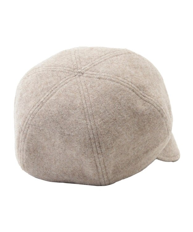 MOONBAT FURLA(フルラ)ツイード キャスケット UVカット サイズ調整 手洗い可能 日本製 ベージュ