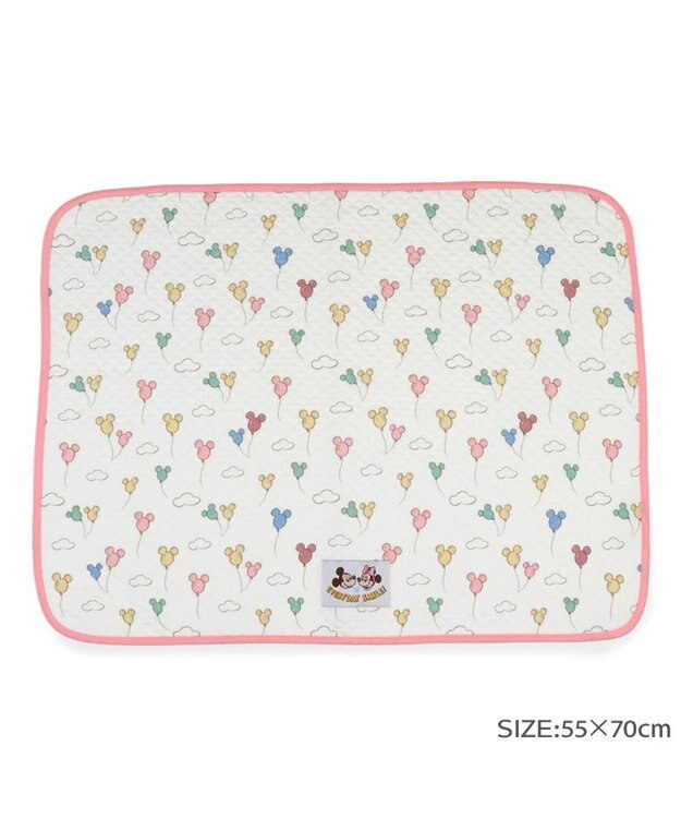 PET PARADISE ディズニー ミッキーマウス キルトブランケット 《風船柄》 ホワイト