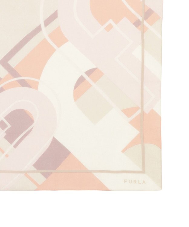 MOONBAT フルラ (FURLA) コットンプチスカーフ 50cm×50cm ペールピンク