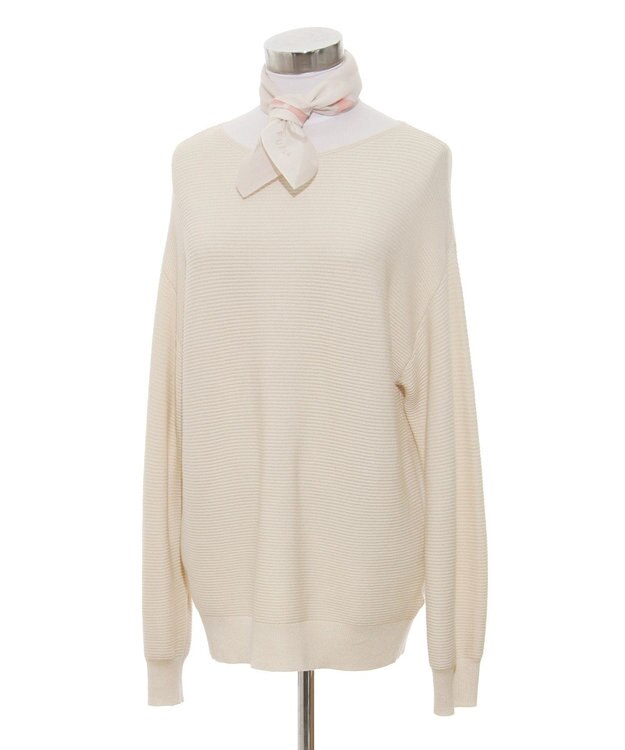 MOONBAT フルラ (FURLA) コットンプチスカーフ 50cm×50cm ペールピンク