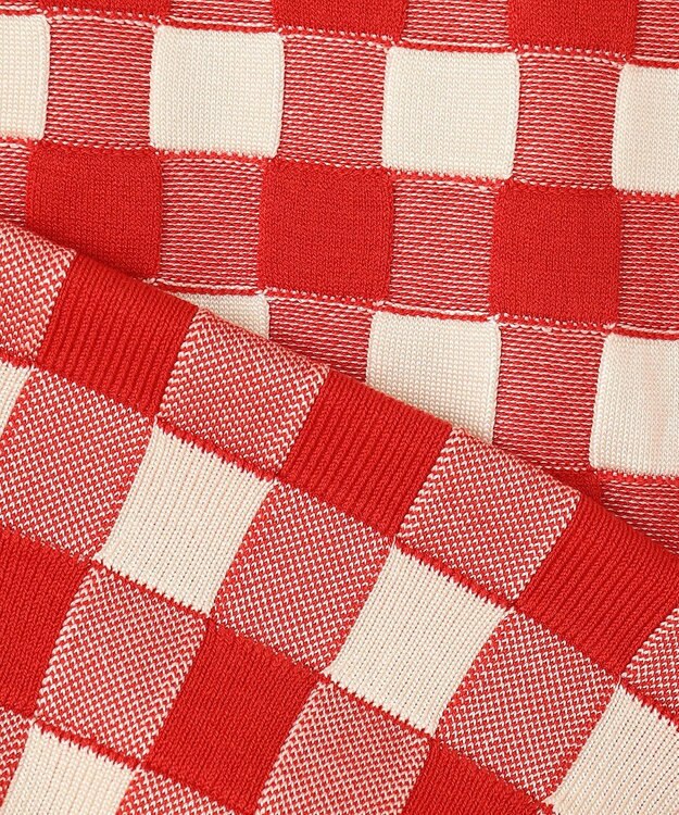 JOSEPH ヴィシー  ジャカード　ニットTEE Crimson Combo