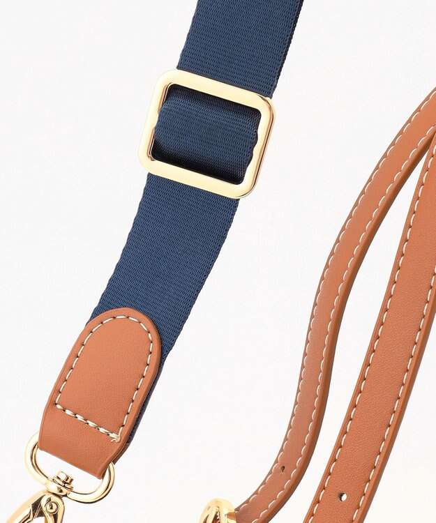 LA BAGAGERIE シャドージャカード 2WAYミニトートバッグ ネイビー