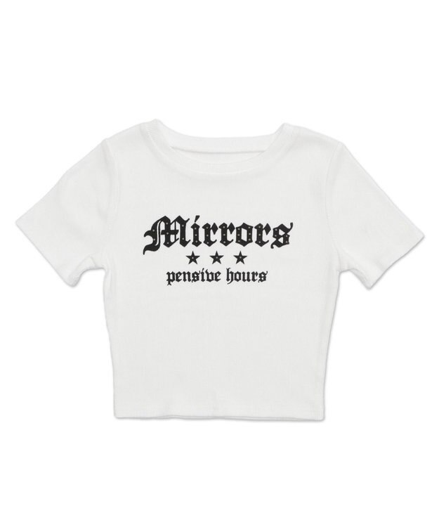 WEGO ヴィンテージウォッシュグラフィックリブT 柄5