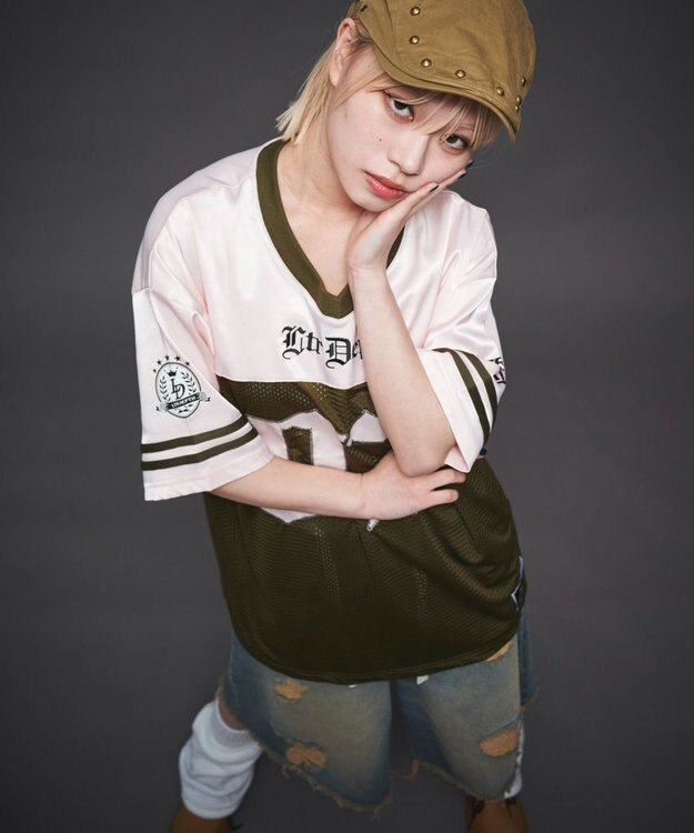 WEGO 【ユニセックス着用ITEM】ナンバリングホッケーT（SS） ピンク