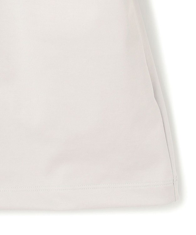 ICB 【洗える】スーペリアジャージー Vネックカットソー ライトグレー系