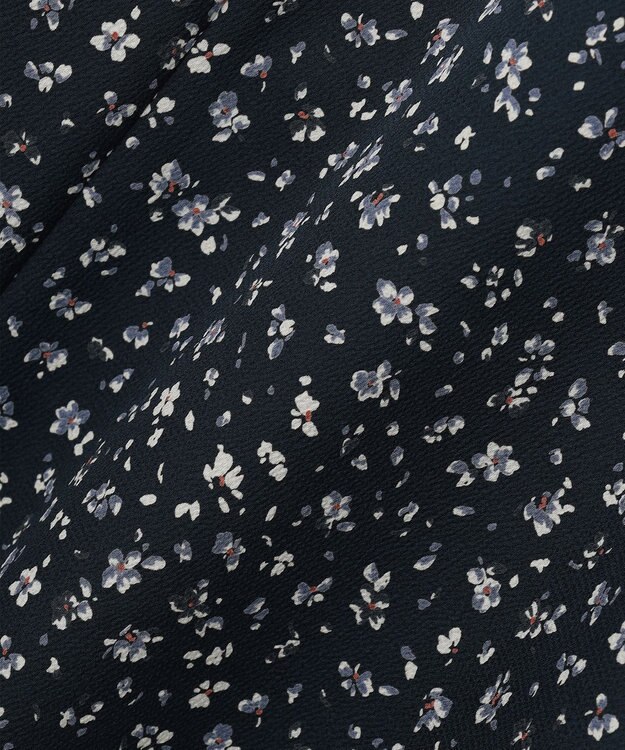 J.PRESS LADIES L 【洗える】スパンウェーブフラワープリント ワンピース ブルー系5