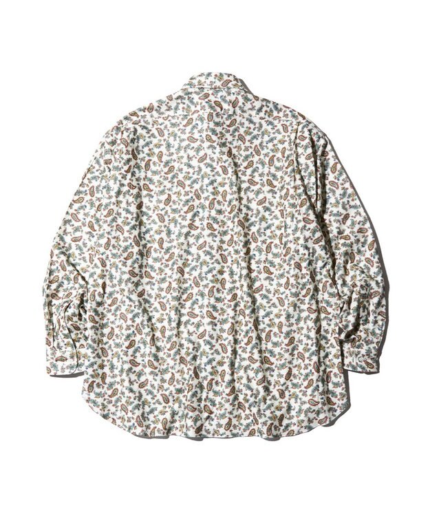 J.PRESS MEN 【J.PRESS ORIGINALS】PAISLEY REGULAR SHIRT / BAGGY FIT ホワイト系3