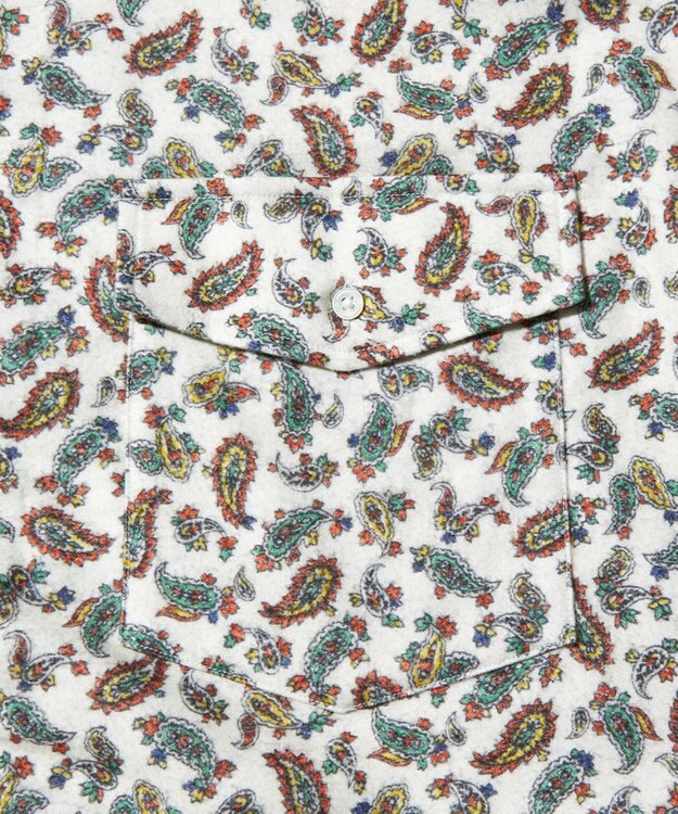 J.PRESS MEN 【J.PRESS ORIGINALS】PAISLEY REGULAR SHIRT / BAGGY FIT ホワイト系3