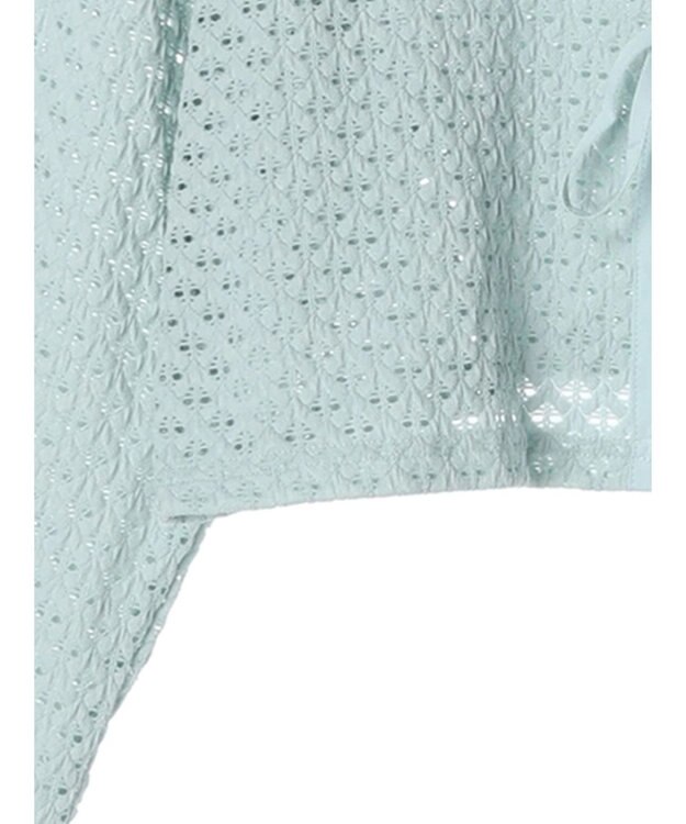 Green Parks ・ＥＬＥＮＣＡＲＥ　ＤＵＥ　２ｗａｙメッシュカーディガン Mint