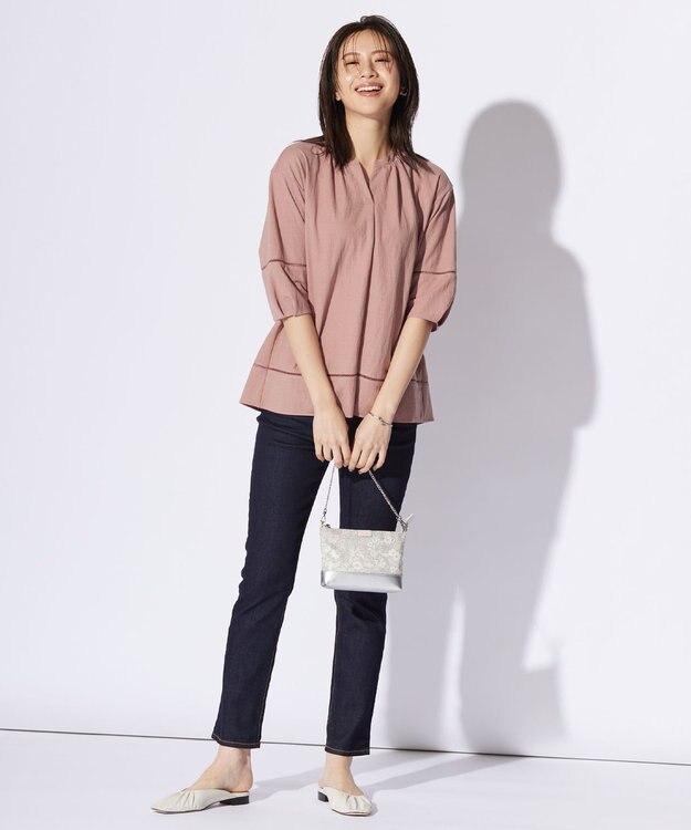 J.PRESS LADIES 【セットアイテム】LIBERTY スマホポシェット＆エコバッグ ライトグレー系5