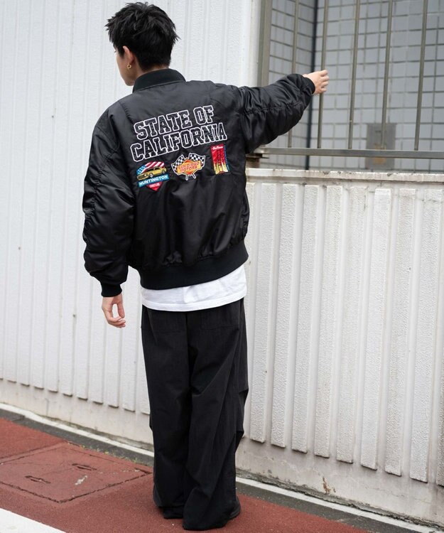 WEGO 【ユニセックス着用ITEM】パテッドワッペンMA－1 ブラック