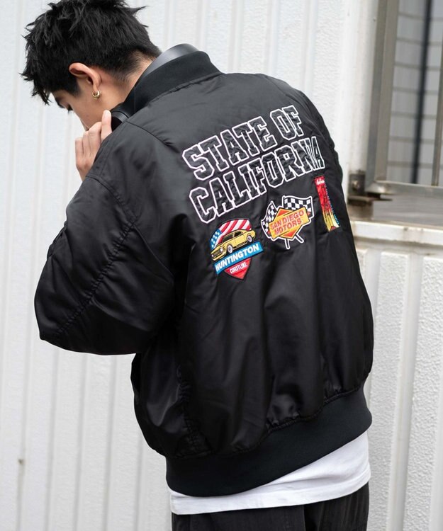 WEGO 【ユニセックス着用ITEM】パテッドワッペンMA－1 ブラック