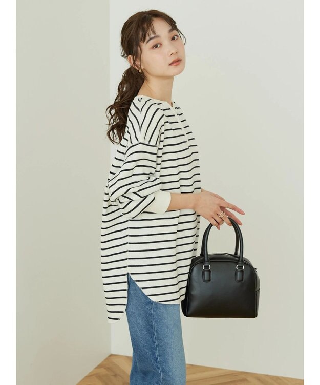 AMERICAN HOLIC スキッパーワッフルプルオーバー Border