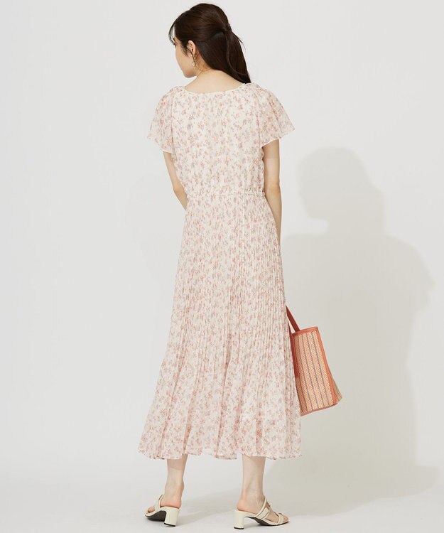 ANY SIS 【洗える】ニュアンスピーチ ワンピース アイボリー系