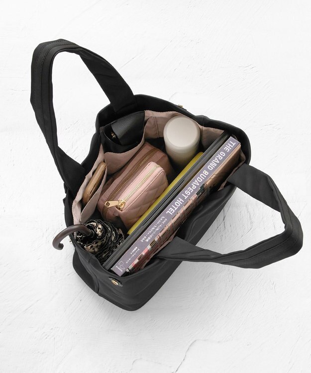 TOCCA 【撥水】FRILL A4 NYLONTOTE トートバッグ ブラック系