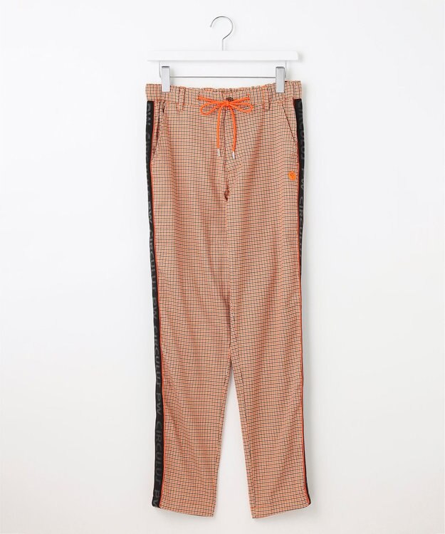 PW CIRCULUS 【MEN】CLASSICAL×SPORTY チェック柄パンツ オレンジ系5