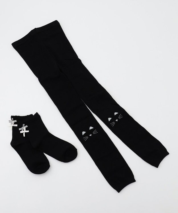 ANY KIDS レギンス＆ソックスセット ブラック