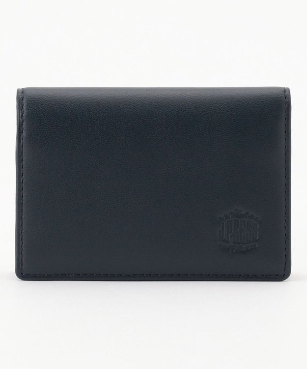 J.PRESS MEN 【MORPHO×J.PRESS】シープゴート 名刺入れ(ササマチ) ネイビー系