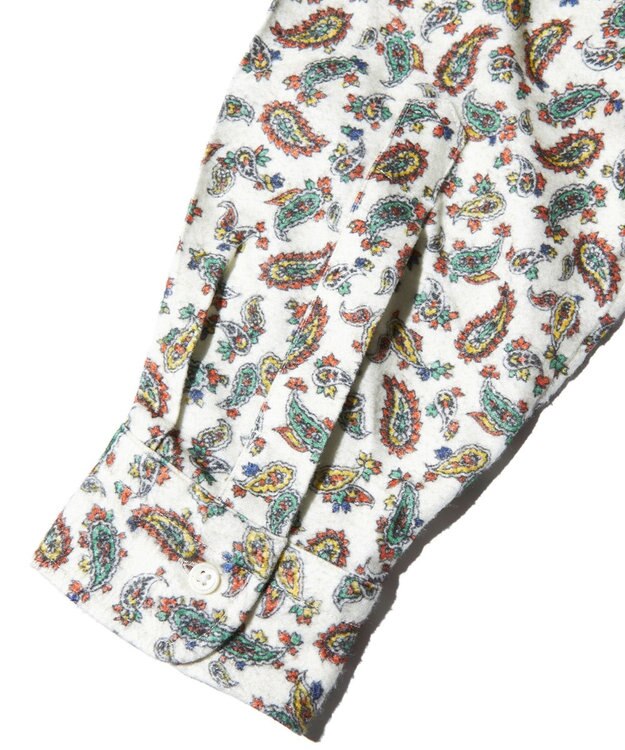 J.PRESS MEN 【J.PRESS ORIGINALS】PAISLEY REGULAR SHIRT / BAGGY FIT ホワイト系3