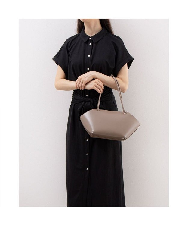 UNBILLION カシュカシュ cachecache / 横長バスケット型2wayトートバッグ オーク