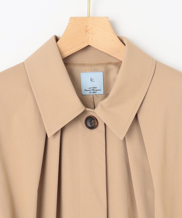 組曲 L 【WEB限定】ライトトレンチ ステンカラーコート ベージュ系