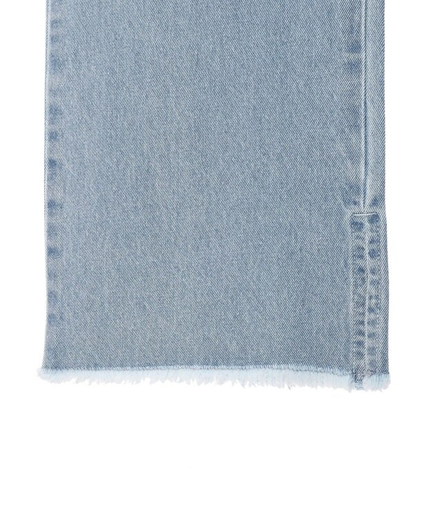 earth music&ecology フロントポケットフレアデニム Light Indigo