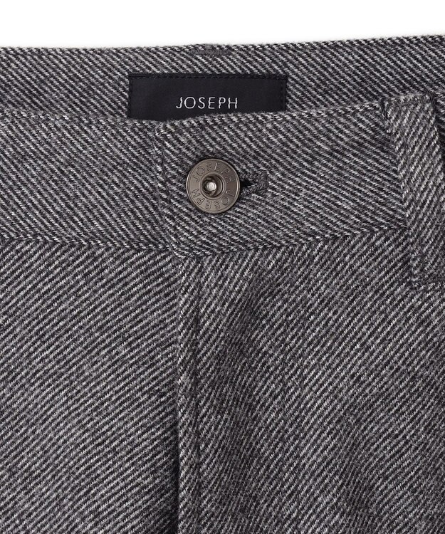 JOSEPH HOMME 【WEB・一部店舗限定 】アクティブフラノジャージー　CIGAR 5P ライトグレー系