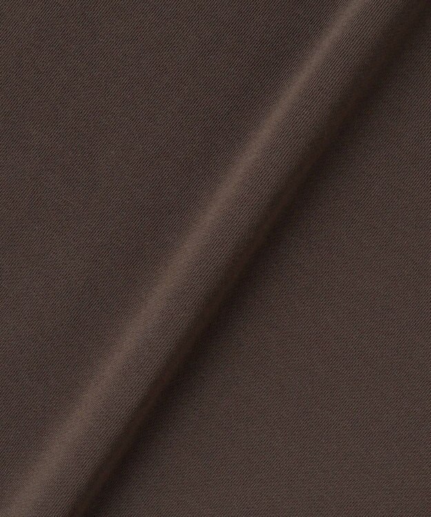 23区 L 【SLOW/一部店舗限定】ハイゲージテリー デザイン ワンピース ダークブラウン系