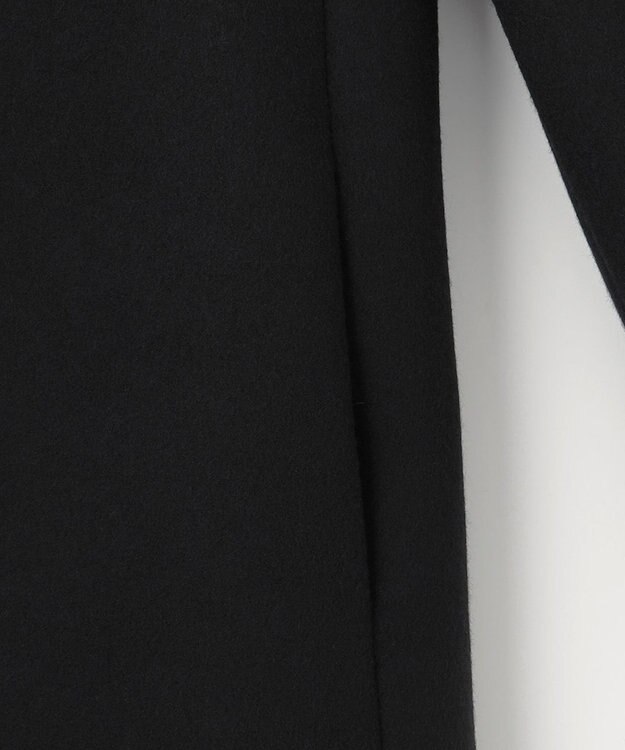 自由区 FORMAL スーパー１１０ジロンラム ロングコート ブラック系