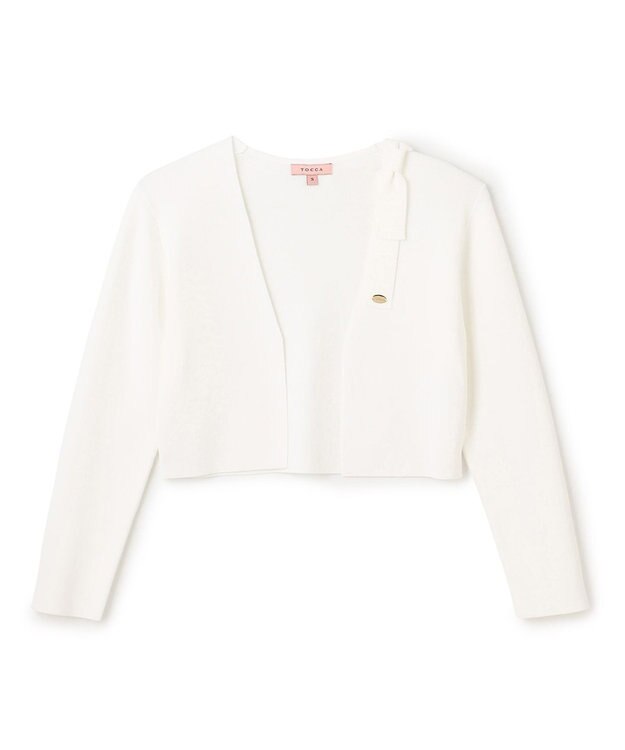 TOCCA 【洗える・接触冷感】BOW KNOT KNIT ボレロ アイボリー系
