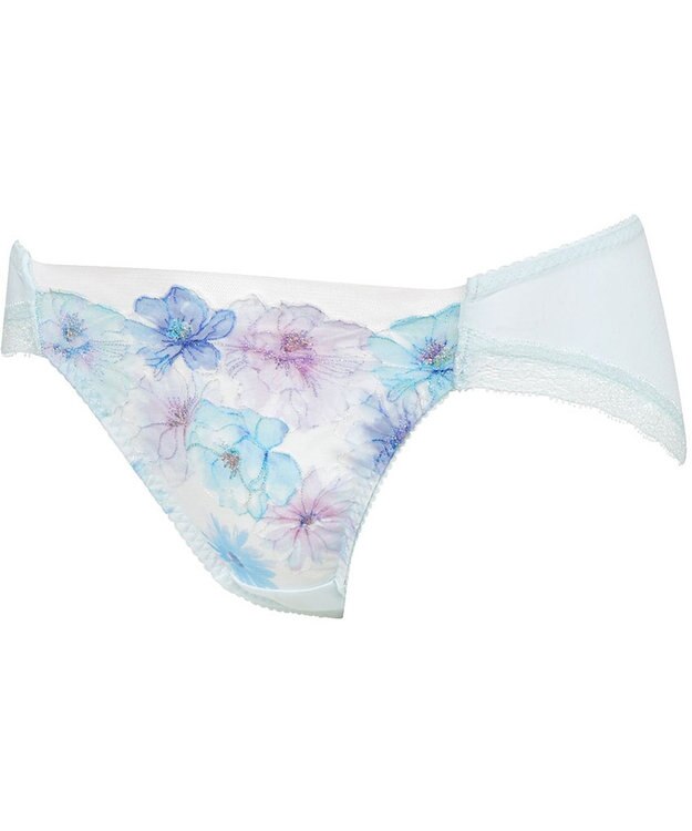 WACOAL ショーツ 【夏めくブラ】 BRB465とペア はきこみ丈あさめ ナイロンベア天竺素材(バック) レディース PRA165 /ワコール サックス