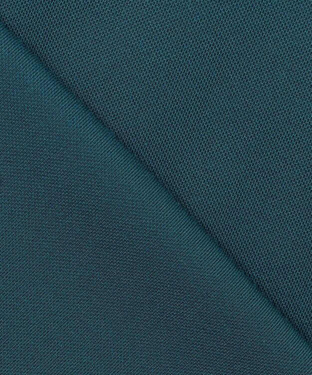 ANY SIS L 【接触冷感・UVカット・洗える】ハイストレッチスムースフレンチスリーブ カットソー ダークグリーン