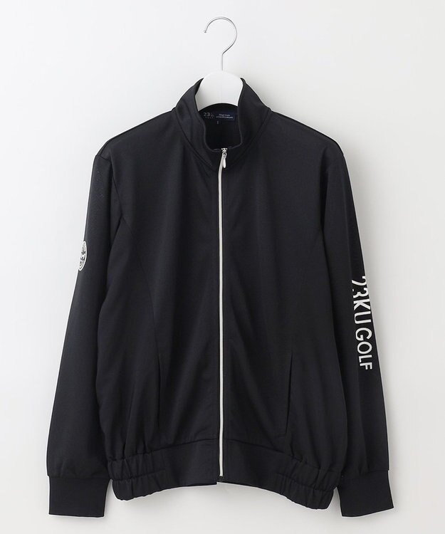 23区GOLF 【WOMEN】【吸水速乾/UVケア】タックブルゾン ブラック系