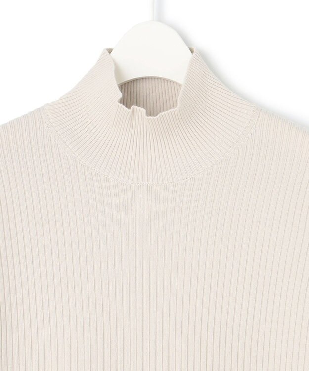 ICB 【WEB限定】ウールブレンドスムース ニットワンピース ベージュ系