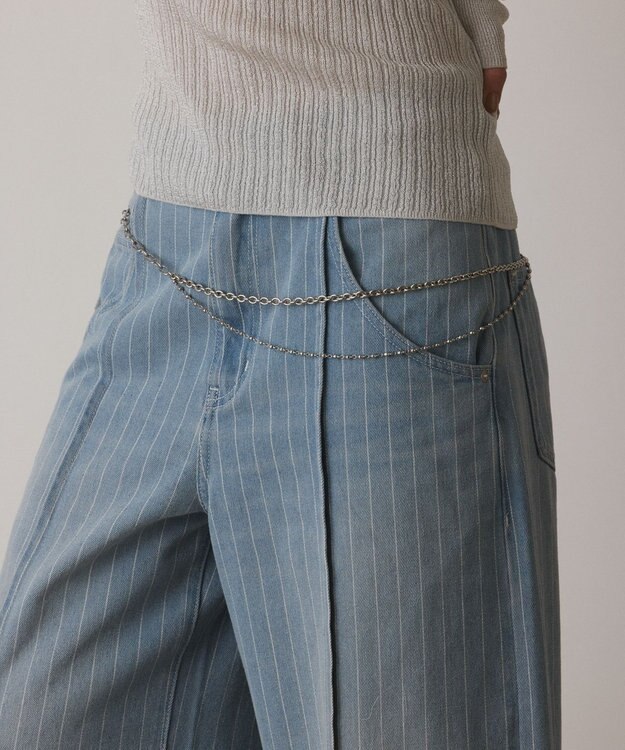 GRACE CONTINENTAL マルチチェーンベルト シルバー